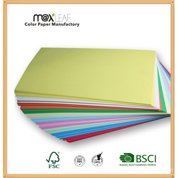 80GSM 100% Virgin Pulp Assorted Color Offset Paper Copy Paper Direct Factory